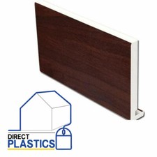 Rosewood UPVC Full Thickness 18mm Fascia Board  5m Length Various Sizes