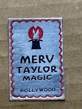 Merv Taylor Magic Small Unused Gummed Label