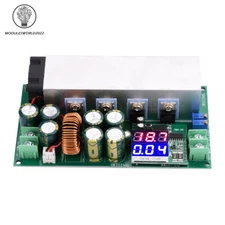 DC12-80V 20A Digital Adjustable Step Down Buck Voltage Regulator Power Module