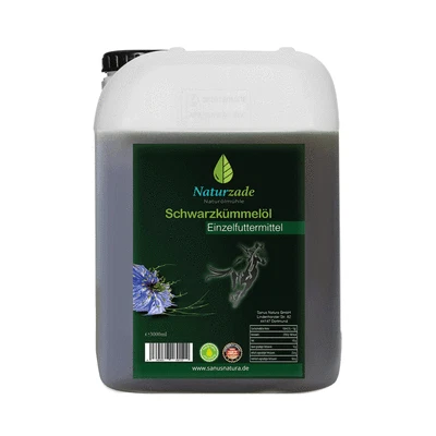 Schwarzkümmelöl 3 Liter für Pferde / Hunde,1 Pressung Frisch aus eigener Ölmühle