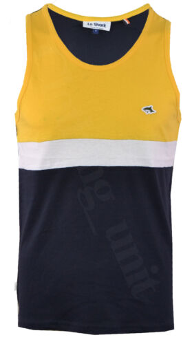 Mens Vest Summer Casual Holiday Gym Muscle Top Le Shark Cotton S-XXL - Picture 3 of 10