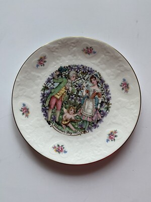 Vintage Royal Doulton Valentine s Day 1982 Plate Roses Love Poem My Valentine
