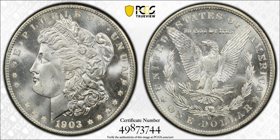1903-O $1 MS66 PCGS