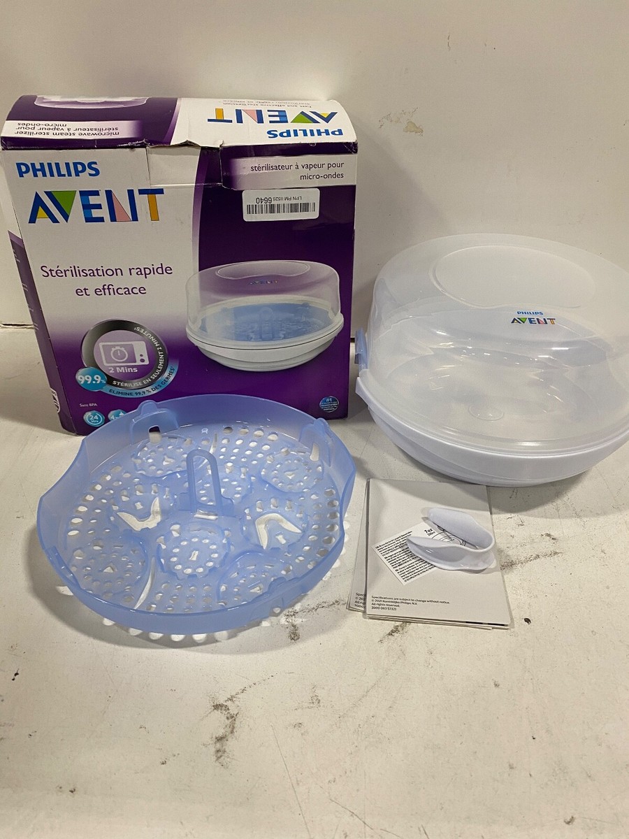 Philips AVENT SCF281/05 Microwave Steam Sterilizer for Baby Bottles