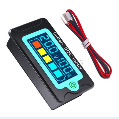 PZEM-009 DC8-100V Lithium Battery Power Meter Voltmeter LCD Display Detector New