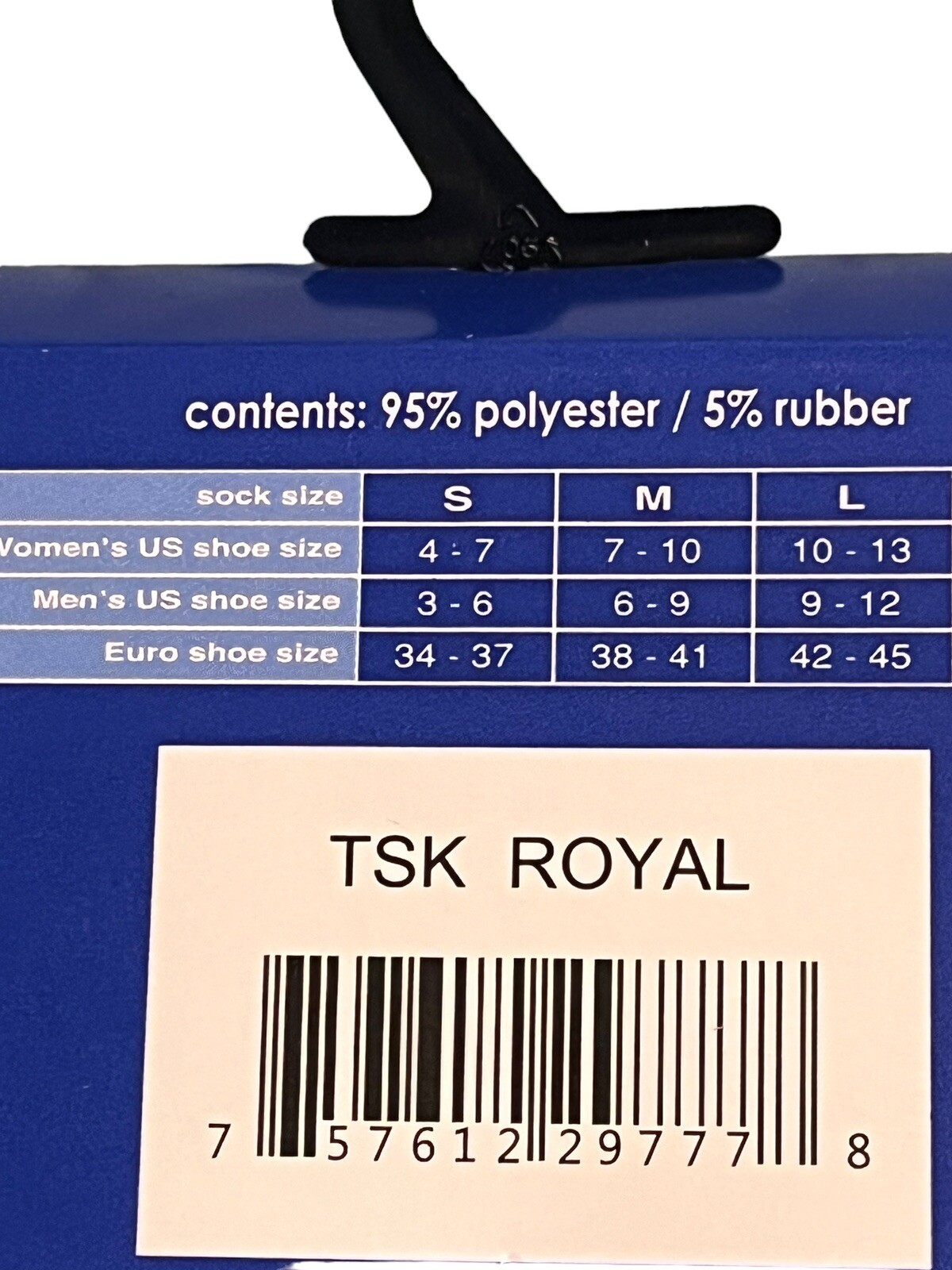 TCK Multisport Socks Adult Large Knee High Royal Blue Athletic Sports Unisex