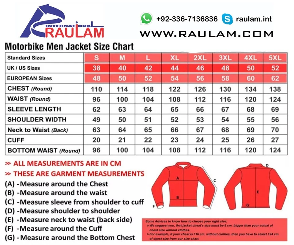 Motorbike Protective Racing Jacket Motorcycle Customized Cowhide Leather Jacket - Image 3 of 3