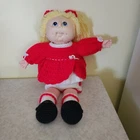 Cabbage Patch Copr 1984 MN Thomas doll head crocheted outfit & body. Blond  i9
