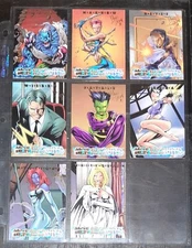 1997 X-Men Timelines NEW RECRUITS Insert Set Of 8 Cards NM-M Marvel Chase