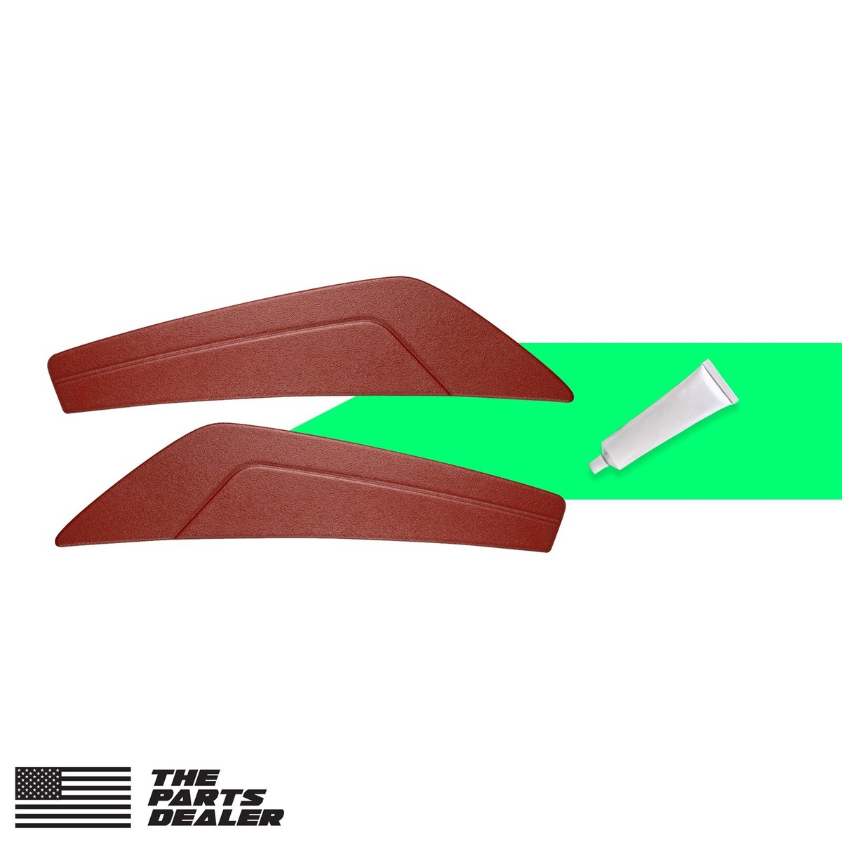 Molded Plastic GT Style Door Panel Inserts for 10-14 Ford Mustang