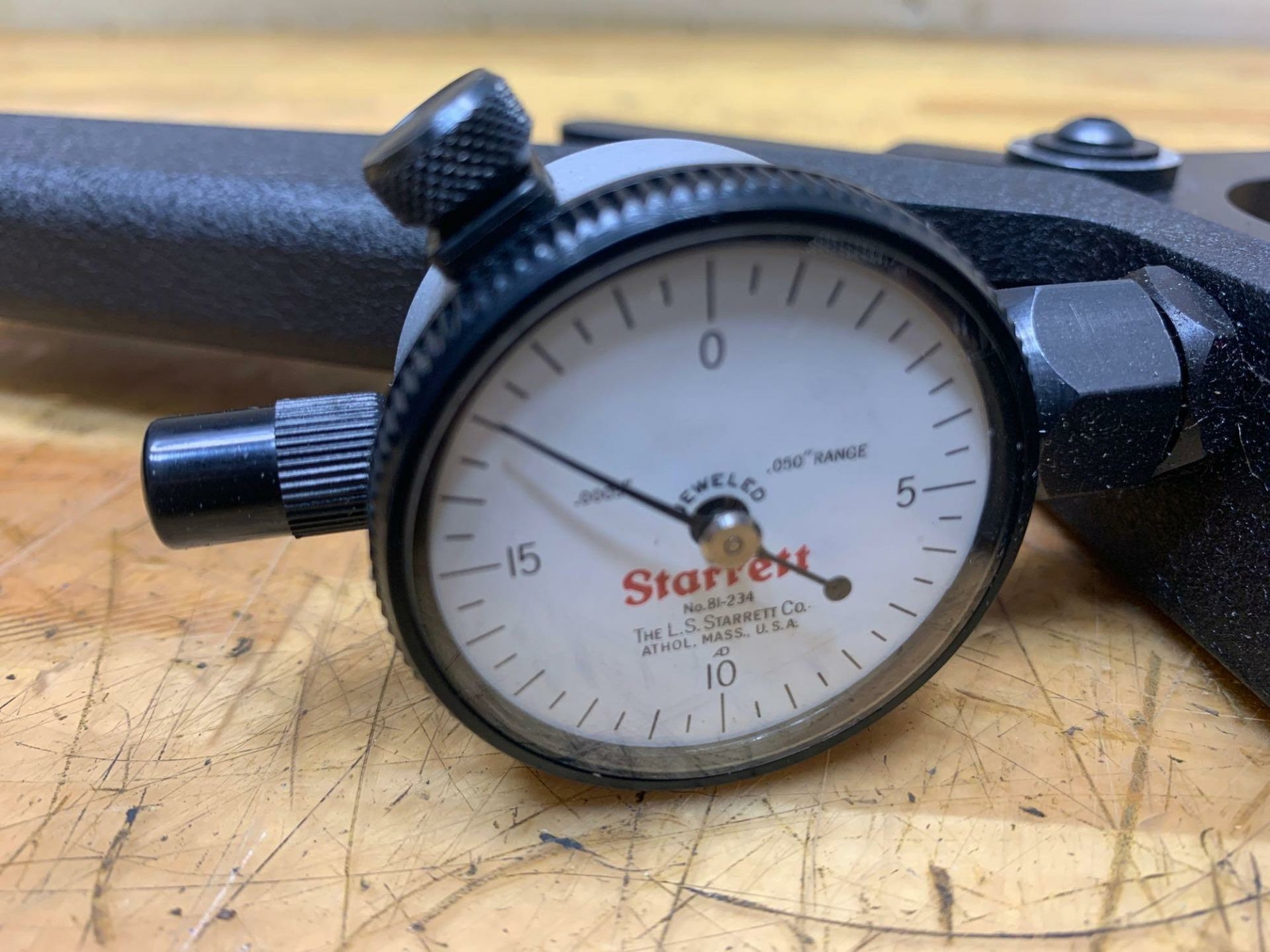 Starrett 1131 Portable Adjustable External Thread Gage, Dial Indicator ...