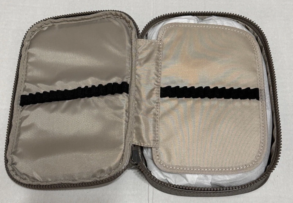 Kipling 100 canetas lápis estojo multifuncional estanho metálico crocodilo com macaco novo T - Imagem 2 de 4