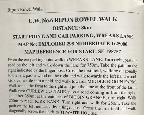 Ripon Rowel Walk Book - Picture 3 of 4