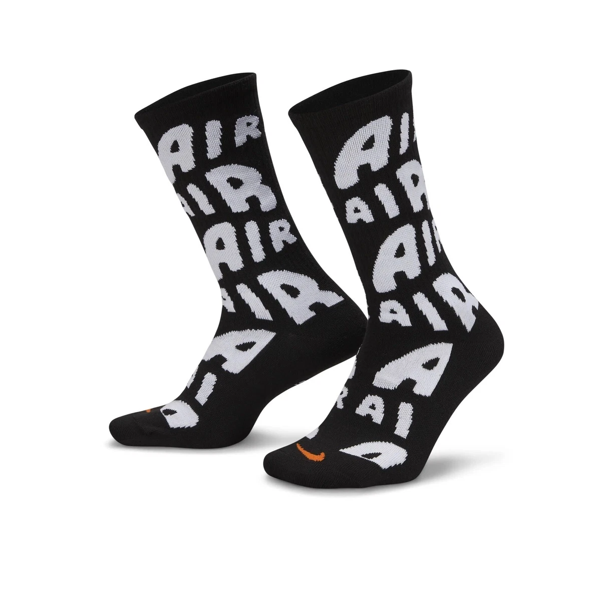 Nike Uptempo Crew Socks Basketball Black DR9719-010 Size XL (12-15) NEW | eBay