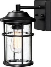 Outdoor Wall Lantern, Exterior Waterproof Wall Sconce Light Fixture, Anti-Rust B