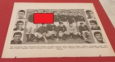 FIORENTINA SQUADRA foglio/pagina tratto da almanacco calcio Rizzoli 1958