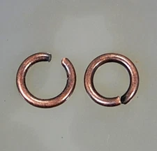 6mm,8mm,10mm Golden,Bronze,Silver ,WGP Open Jump Rings 