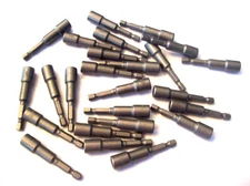 25 MAGNETIC NUT SETTERS HEX SHANK 10mm DRIVER #NS10 NUTSETTER WHOLESALE LOT
