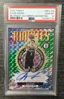 EGOR DEMIN - 2025-26 Topps Finest Rookie GREEN GEOMETRIC AUTO 1/75 SP - PSA 10