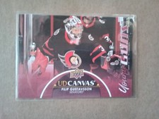 2021-22 UD Young Guns UD Canvas #C93 Filip Gustavsson Rookie RC Minnesota Wild 