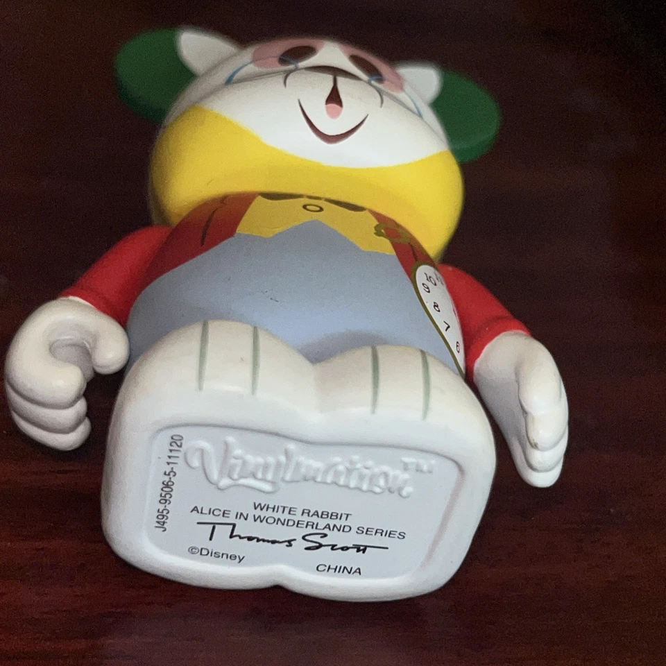 Ver Fotos Disney Vinylmation Alicia País de las Maravillas Figura Conejo Blanco Thomas Scott Foto 2 de 4