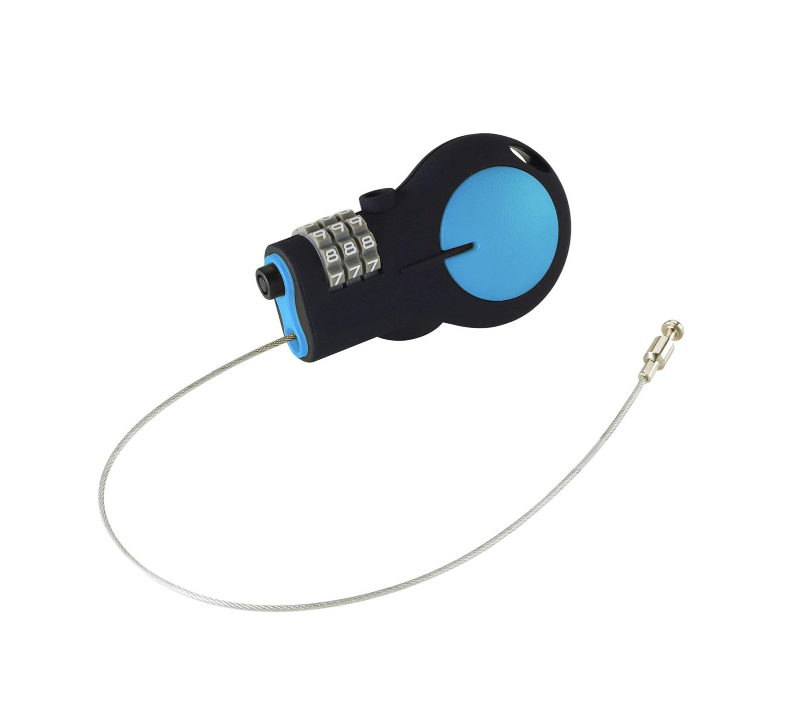 TSA Approved Padlock & Bike Lock for Luggage + Travel, Set Your Combo w/30in ...