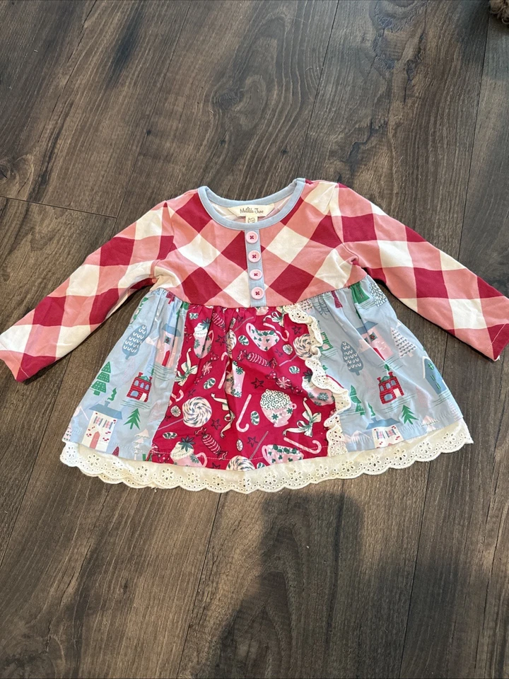Túnica Matilda Jane Heart to Heart Land of Sweet tamanho 6-12m - Imagem 2 de 4