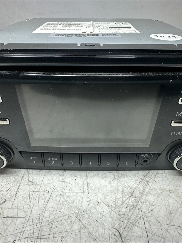 Nissan Leaf 2013-2016 unidad receptora multimedia pantalla de visualización 28185 3NF0B OEM Foto 3 de 4