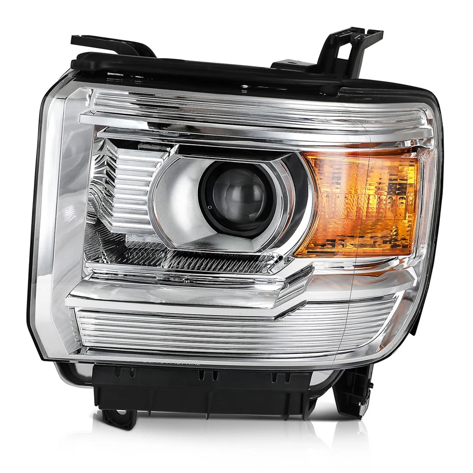 Pair Headlight Assembly For 2015-2019 GMC Sierra 2500HD 3500HD Left Right Lamps - Imagem 2 de 4