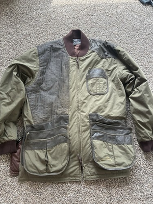 #ad Wild Hare Shooting Gear Men#x27;s Hydro Elite Waterproof Shooting Jacket Olive Large $200.00
