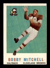 1959 Topps #140 Bobby Mitchell RC EX X3698997