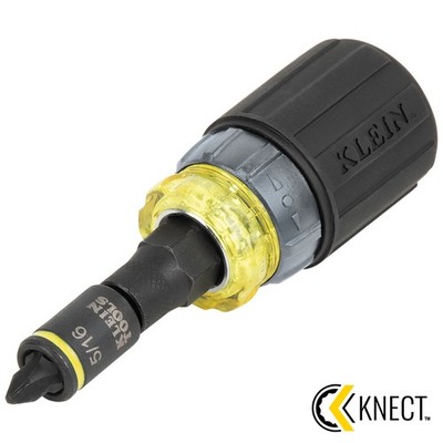 Klein Tools 32561HDRT KNECT 7-in-1 Ratcheting Stubby Screwdriver/Nut Driver
