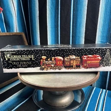 Christmas Victorian Village Accessory THE OLD TOWNE TRAIN 1999-VTG
