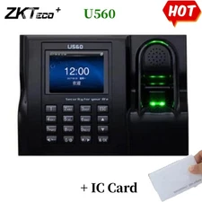 ZKTeco U560 TCP/IP Software Webserver Records Employee Time Attendance + IC Card