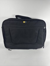 Case Logic 14" 15" 15.6" Laptop Attach  Bag in Black SOFT CASE Shoulder Strap