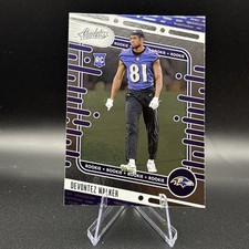 2024 Panini Absolute Rookies Devontez Walker #181 Blue Spectrum /50 (RC)