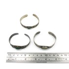 Southwest Sterling Fred Harvey Era Turquoise Stamped Cuffs Lot of 3 #S5621-3 — photo 10
