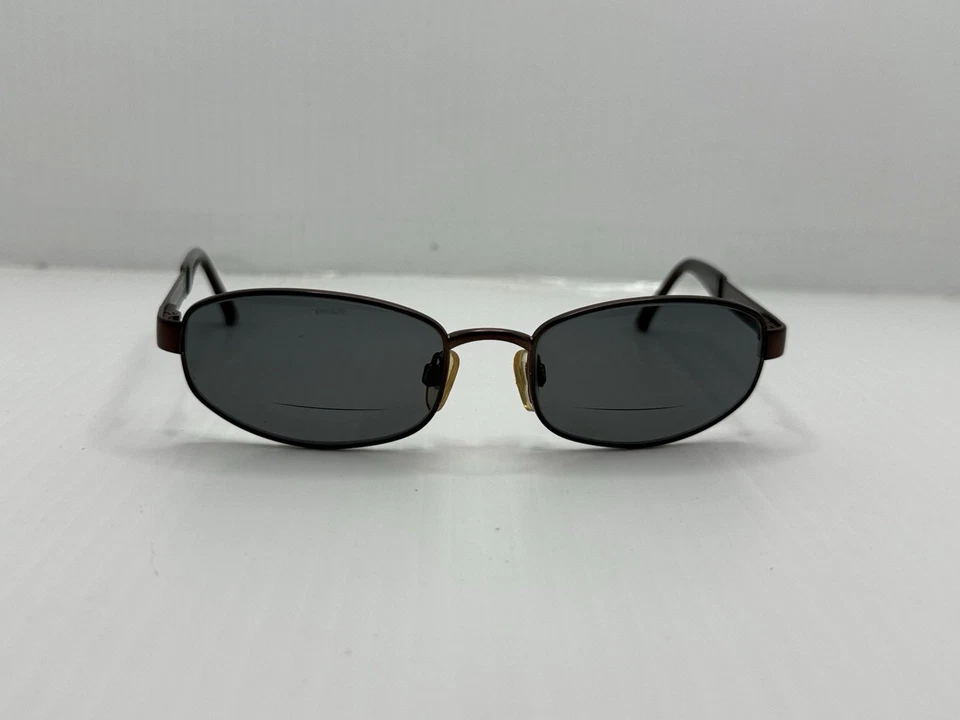 Rare Vintage Vogue VO3277-S 549-S Brown Oval Metal Sunglasses Frames Only 55-18 - Image 2 of 4