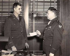 Macdill Air Field Florida Commander Voss Vintage WWII Military Air Corps Photo