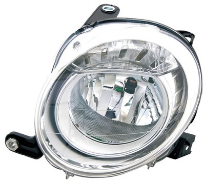 Scheinwerfer links für Fiat 500 2007- Abblendlicht Einsatz H7 + LWR Motor