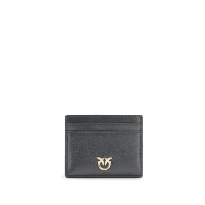 PINKO Gray Calf Leather Bos Taurus Wallet 100% Authentic