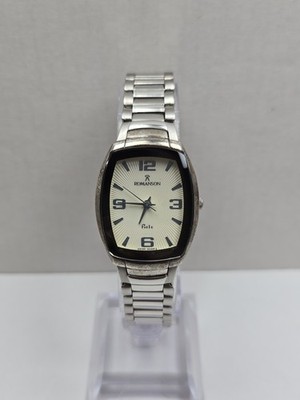 Romanson Phil Korean Defense Security Commander Swiss Quartz Watch New Battery
