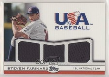 2011 Topps USA Baseball Team Triple Relics 76/240 Steven Farinaro #TR-SF 0nr3
