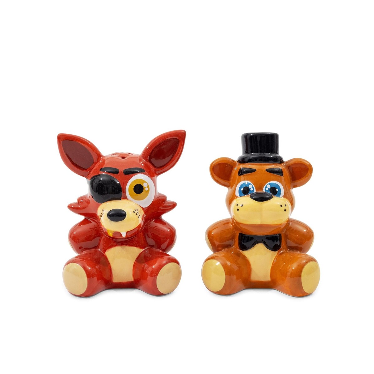 Five Nights At Freddy's Freddy and Foxy Ceramic Salt and Pepper