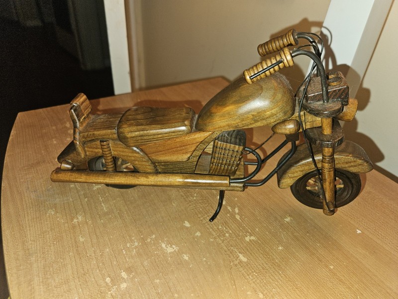 Wooden Motorcycle  Model