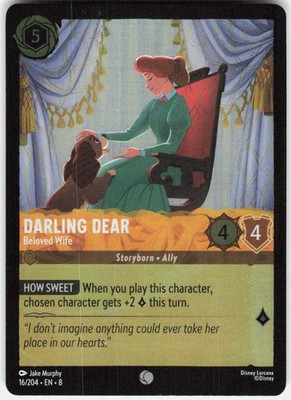 Darling Dear Beloved Wife Foil 16/204 Reign of Jafar Disney Lorcana