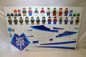 LEGO 7893 Limited 2006 ANA Passenger Plane City Airport 2006