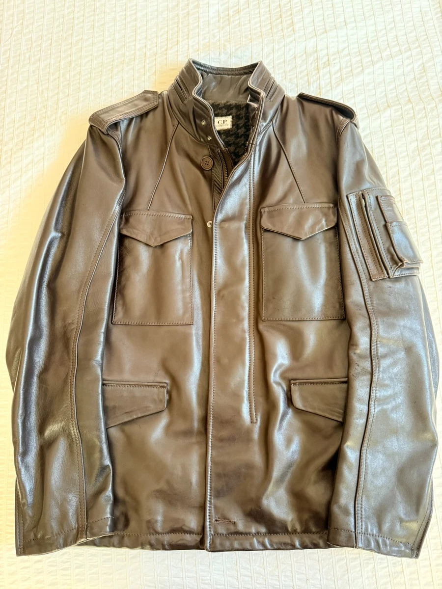 C.P. Company Coats, Jackets & Vests Leather Outer Shell for Men