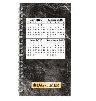 Day-Timer Jul26 Jun27, 1-Page/Day Planner Refill Pocket 3-1/2 x 6-1/2'' +Extras