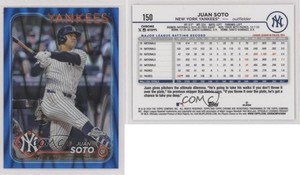 2024 Topps Chrome Blue RayWave Refractor /150 Juan Soto #150